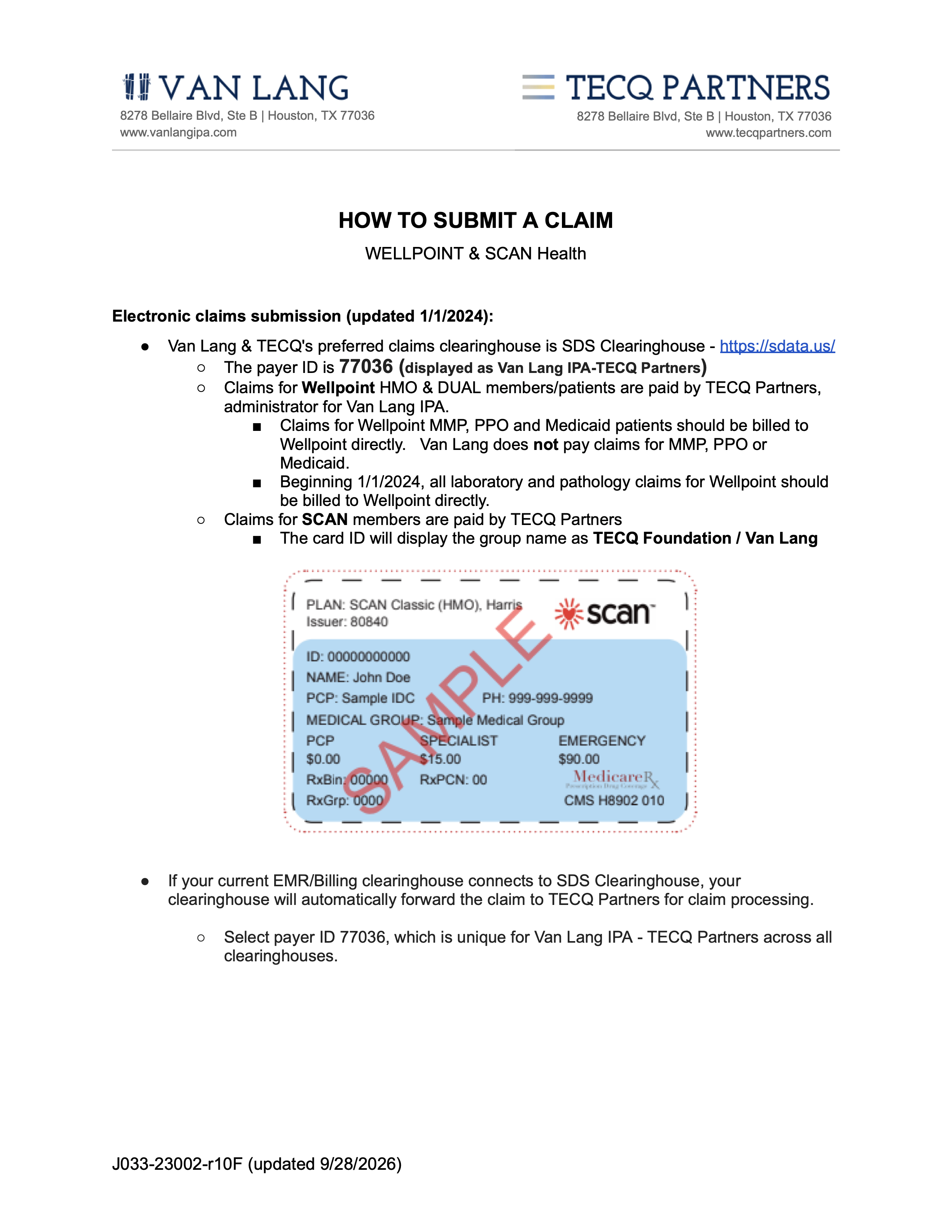 How to Submit A Claim.r10 F 1
