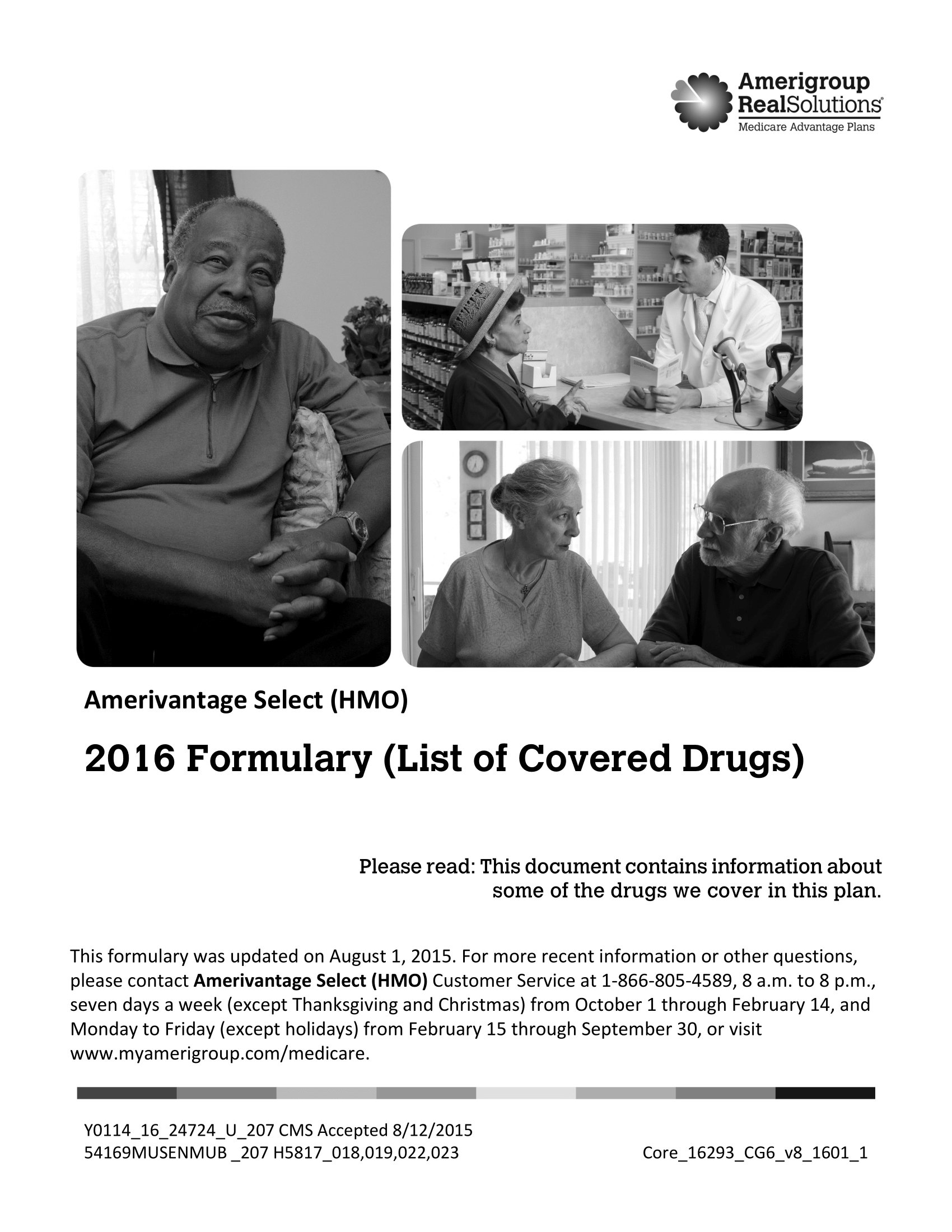 Amerigroup Select 2016 Formulary