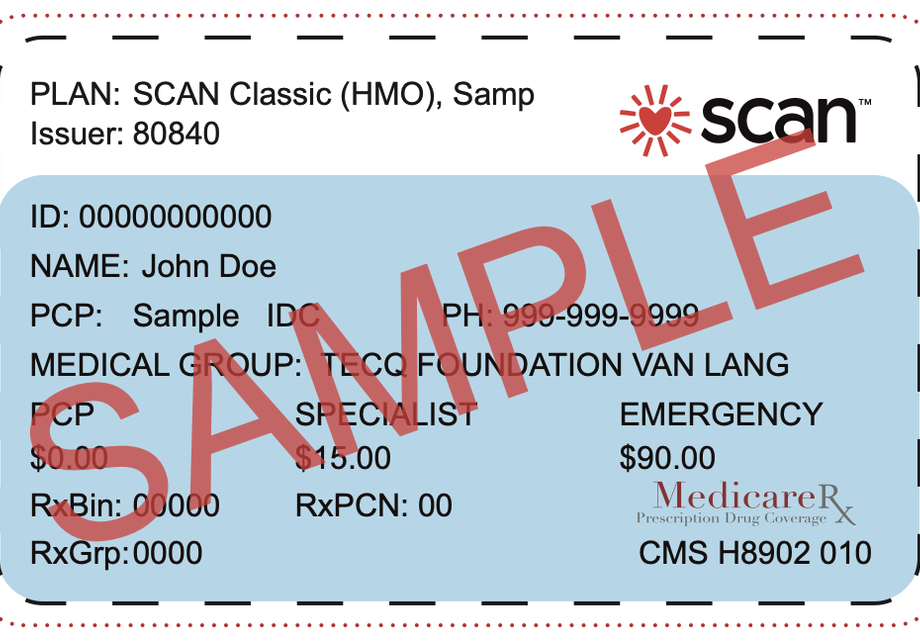 SCAN Member ID Card