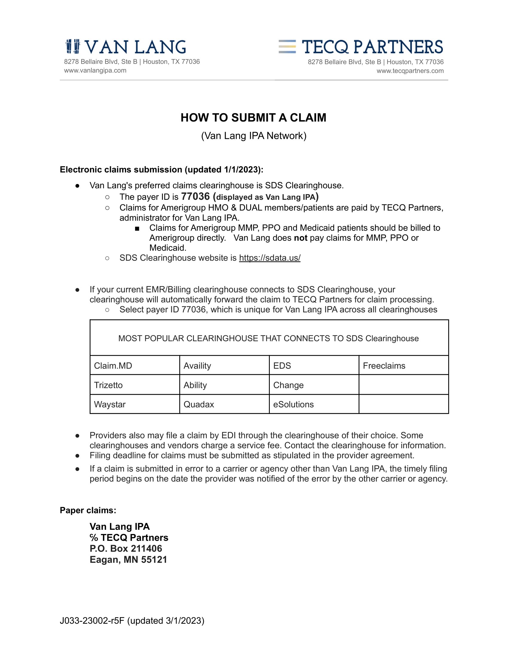 How to Submit A Claim.r5 F 1